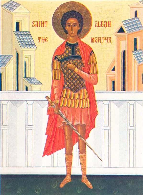 мученик албан британский (веруламский). святой альбан. мученик албан британский (веруламский). альбан британский. святой альбан.