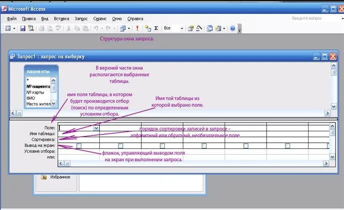 Access вывод. Создание запросов на выборку. запрос на выборку в access. конструктор запросов в access. меню правка в access.