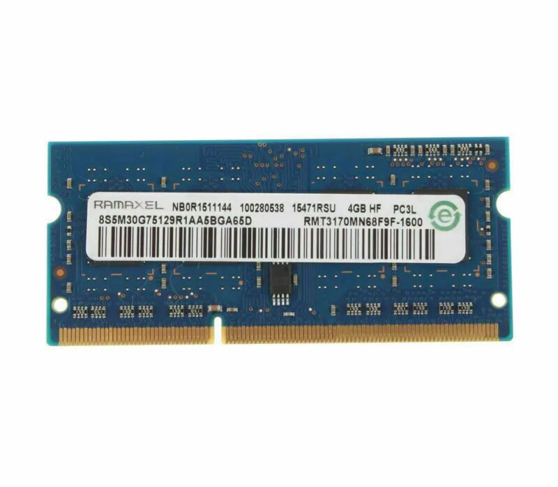 Ddr3l so dimm 4gb. Оперативная память Ramaxel 4gb ddr3 DIMM (rmr5030kq68f9f-1600). Ddr3l 12800s. Ramaxel 4gb ddr3. Ramaxel 2gb 1rx8 pc3-12800u-11-11-a1 HF.