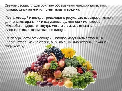 Оценка качества свежих овощей