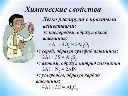 Сульфид алюминия кислород реакция
