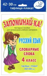 Русский язык четвертый класс словарные слова