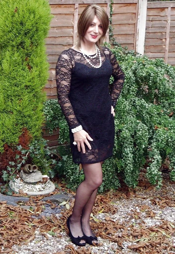 Crossdresser outdoor