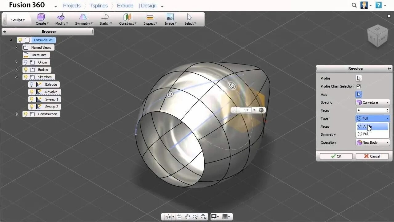 T spline
