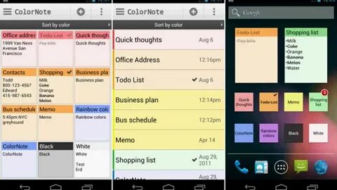 Color note