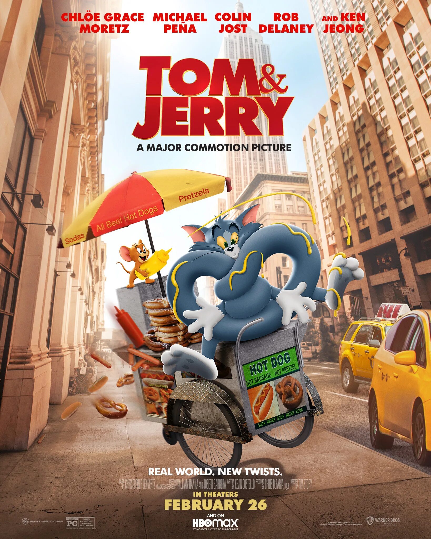 Новый том и джерри 2023. Tom and Jerry 2021. Том и Джерри 2021 poster.