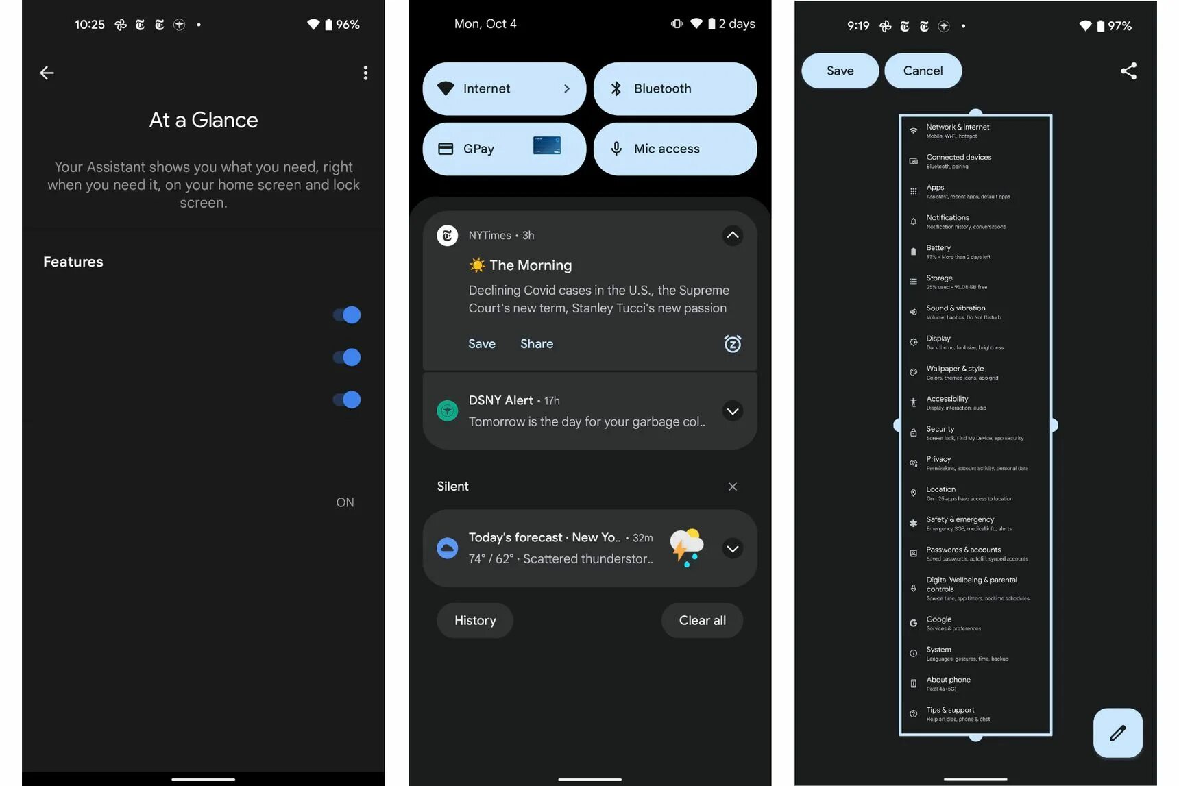 Андроид нот 12. At a glance виджет. андроид 12. aosp 12. aosp android 12 screenshots.