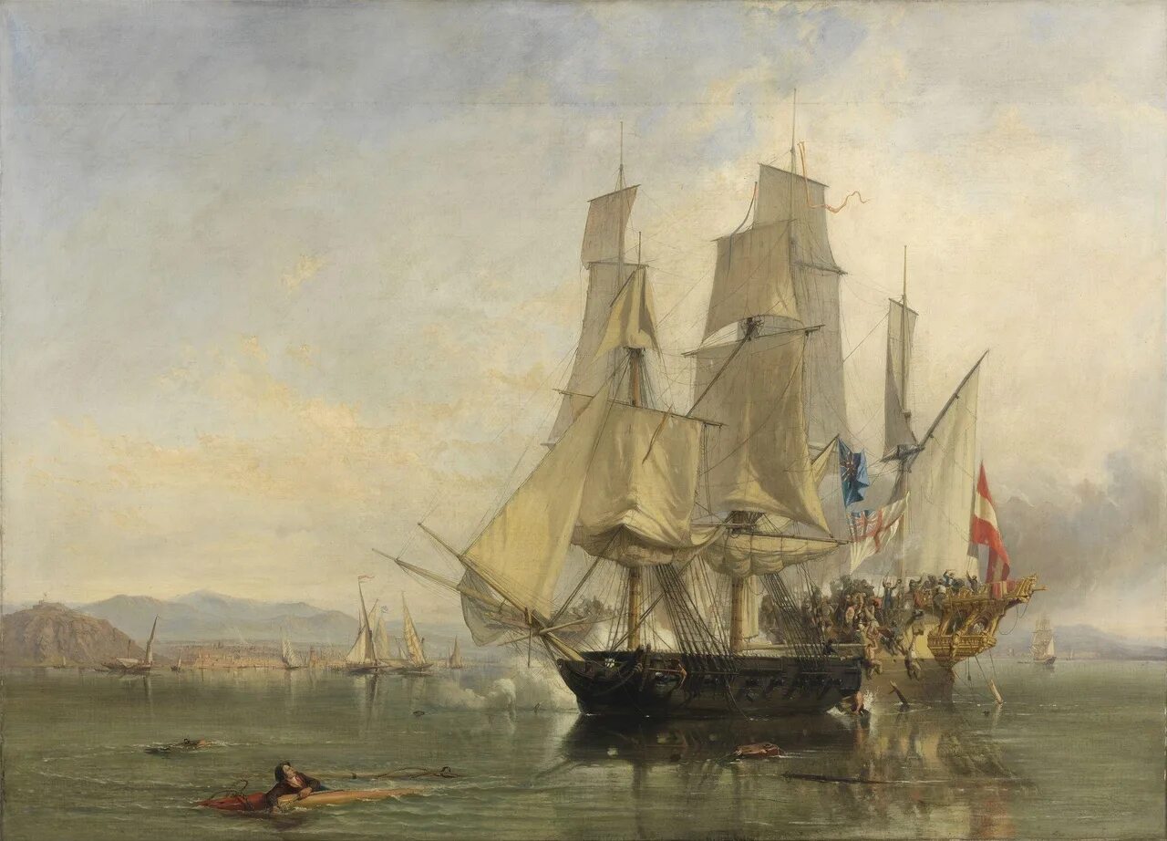 Эпоха парусного флота. Корабль Фредерик 1636. HMS Speedy 1782. Кларксон Фредерик Стэнфилд. Шлюп (парусный боевой корабль).