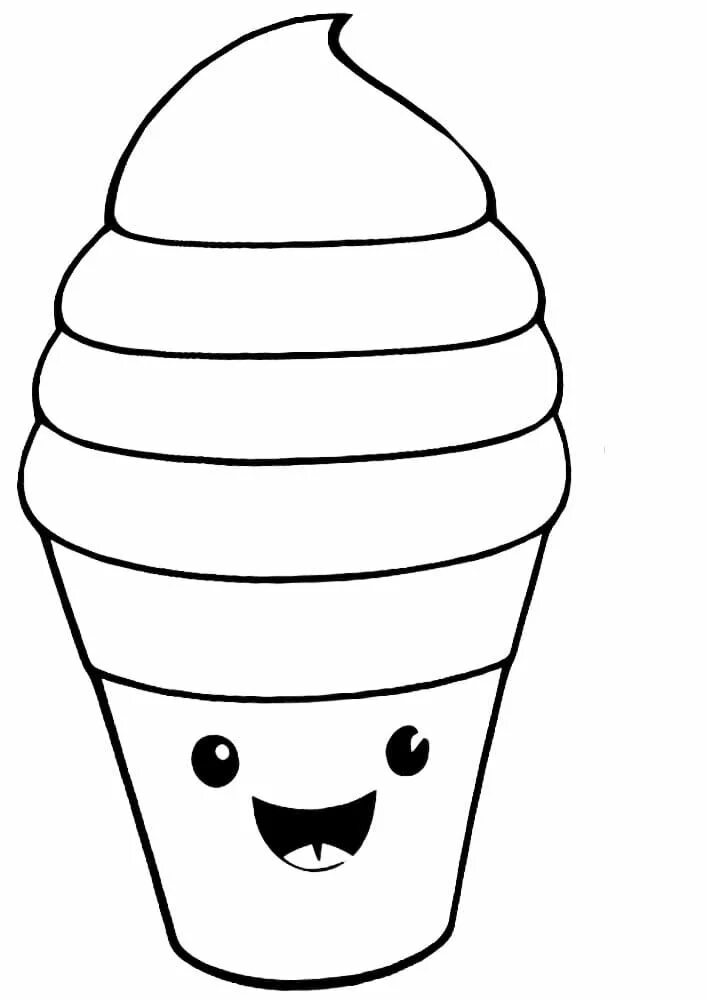 Распечатать лапку сквиш раскраска Donut Coloring Pages Best Coloring Pages For Kids Donut coloring page, Shopkin