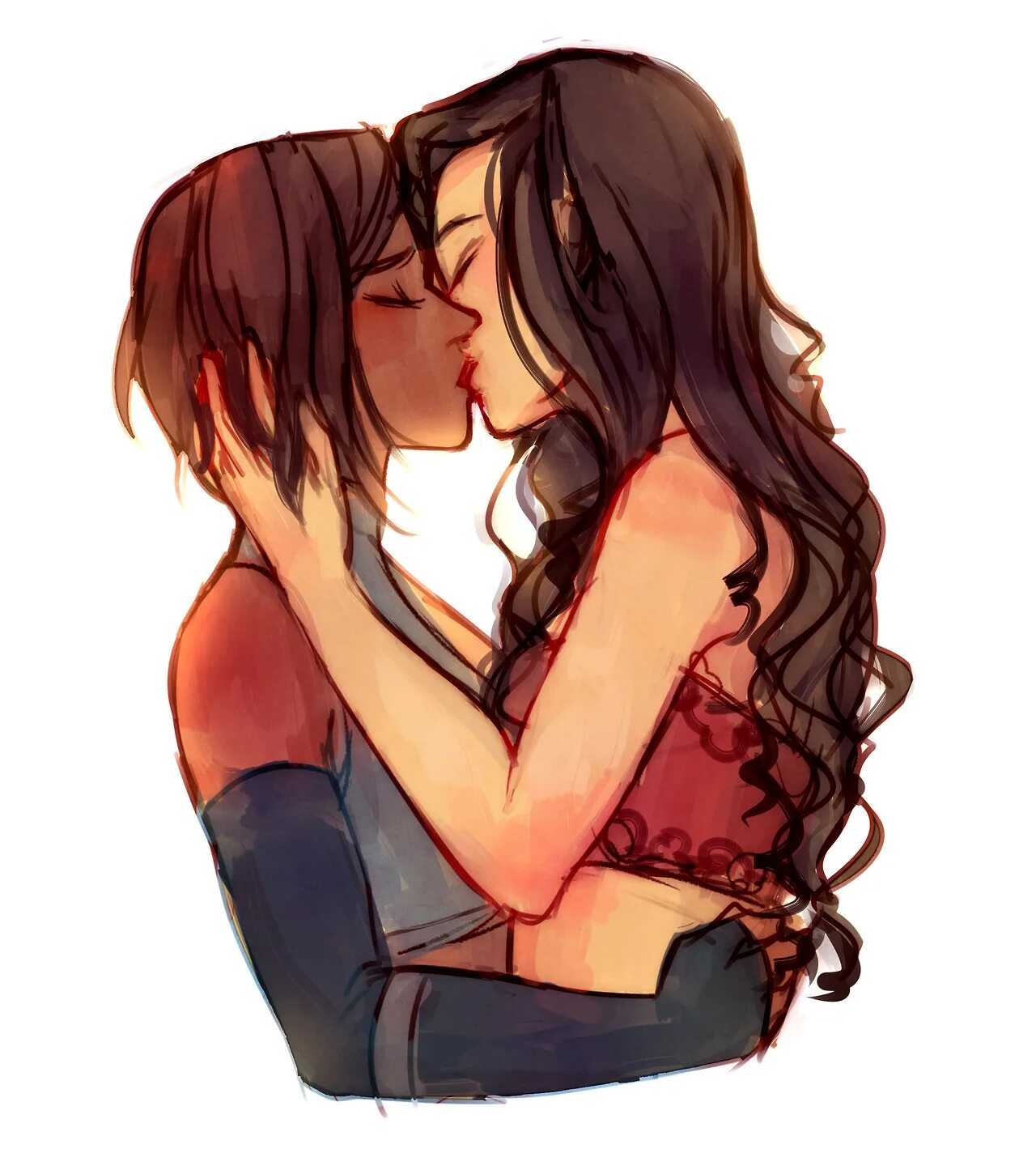 Lesbians 2 girl. Фемслэш корра. Две девушки поцелуй арт. Любовь двух девушек арты. Две девочки поцелуй арт.