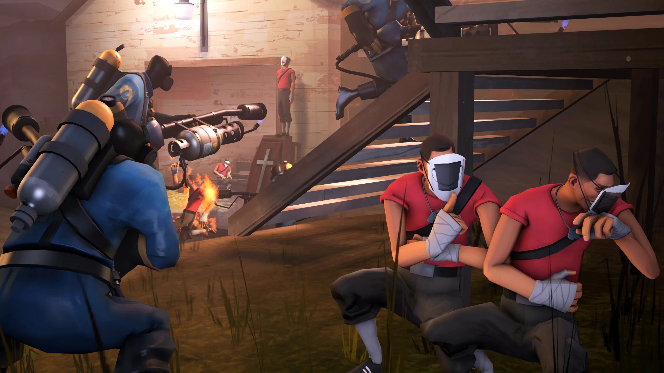 Capture the intelligence team fortress 2. Тайм форест 2. team fortress 2 prop hunt. tf2 hunter. тим форс игра.