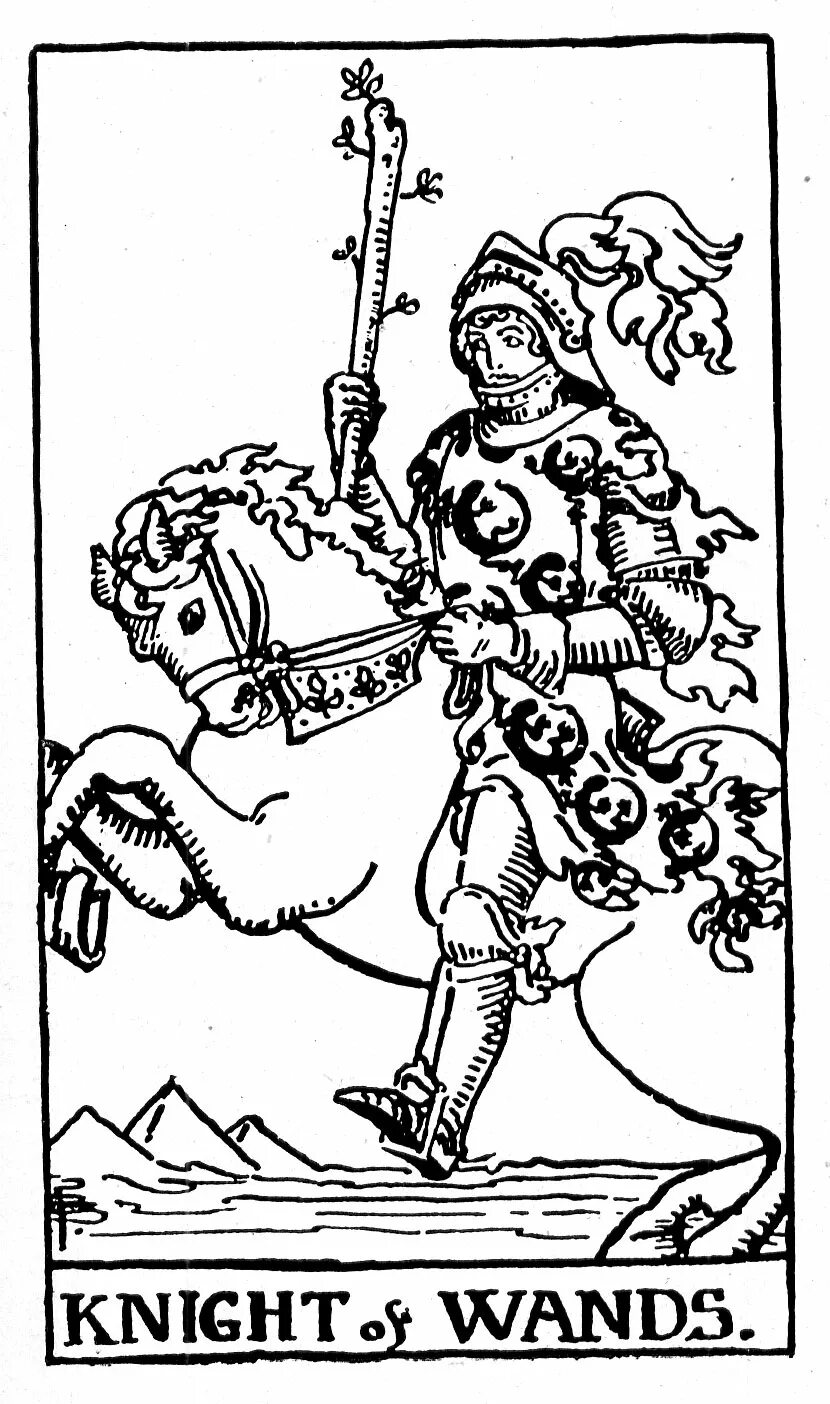 Рыцарь посохов таро уэйта. Карта таро уэйта рыцарь посохов. Райдер уайт рыцарь жезлов. Карты таро уэйта рыцарь жезлов. Карта рыцарь жезлов уэйт.