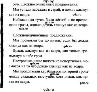Русский язык 5 класс упражнение 596