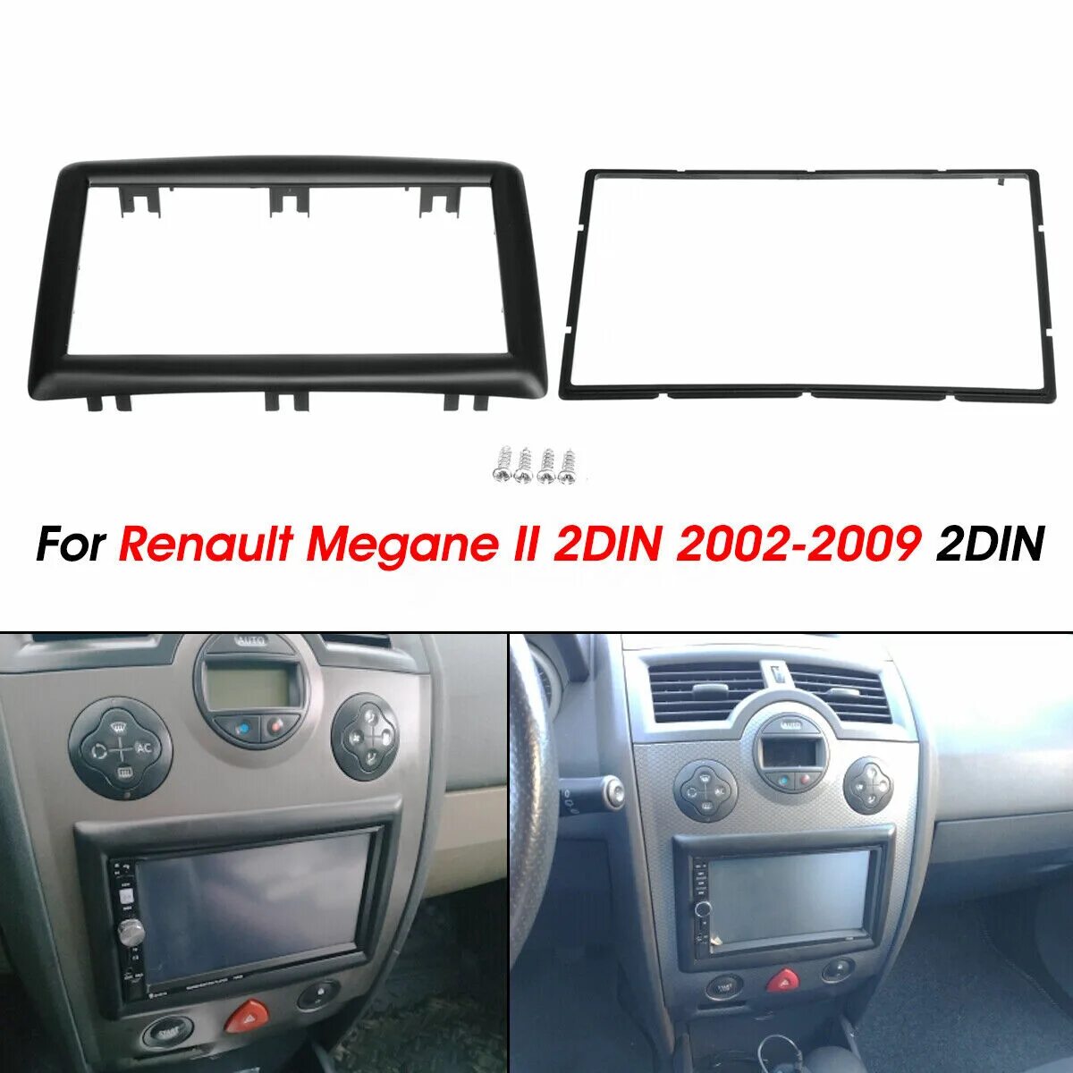 2 din рено меган 2. 2 din car radio stereo лицевая панель для subaru (2006 - 2009) lhd.