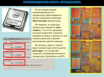 На что влияет память процессора