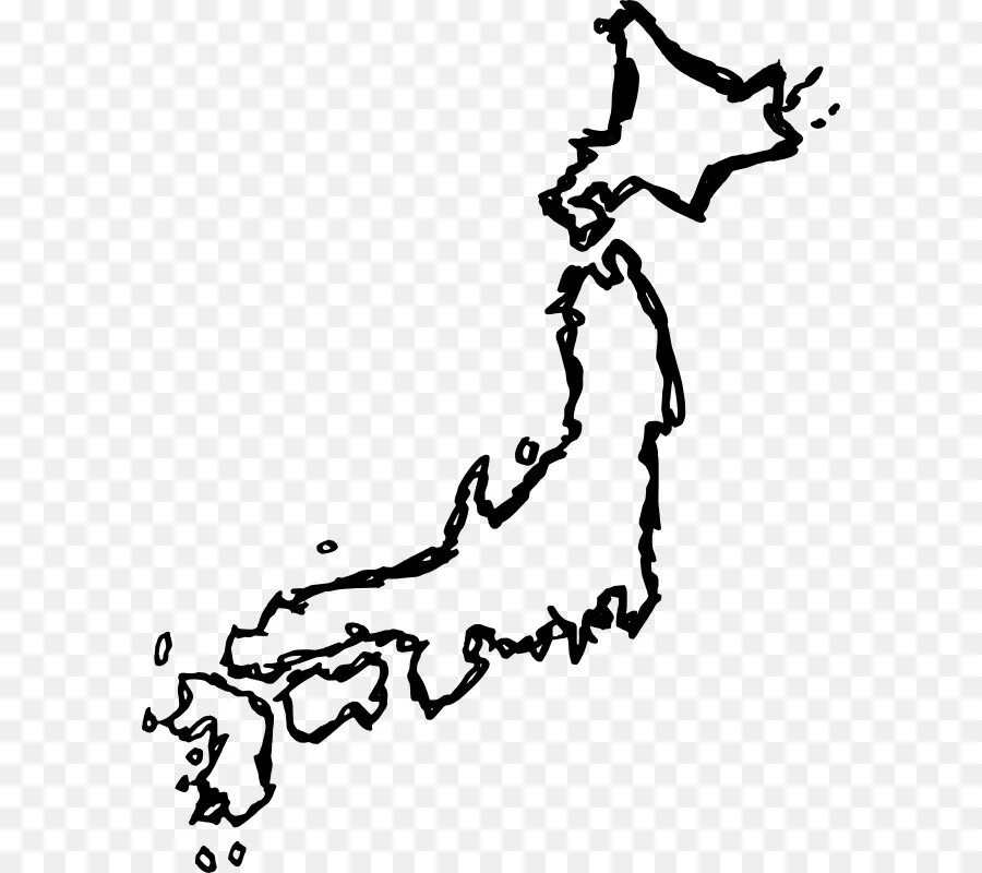 Карта японии рисунок