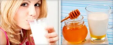 Молоко с медом для горла