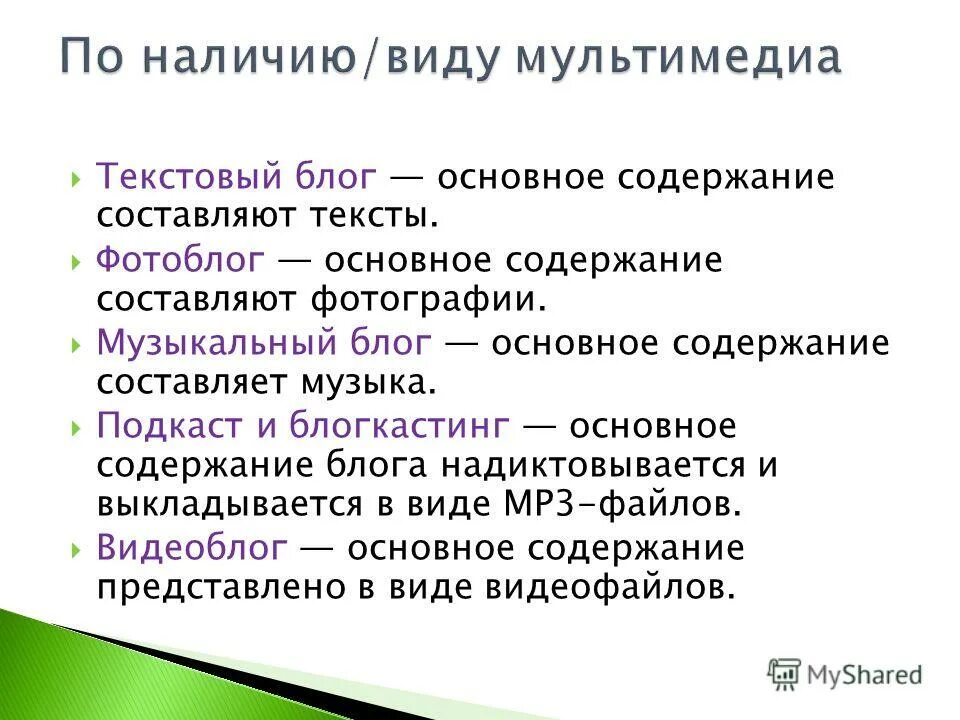 Сам составляет содержание