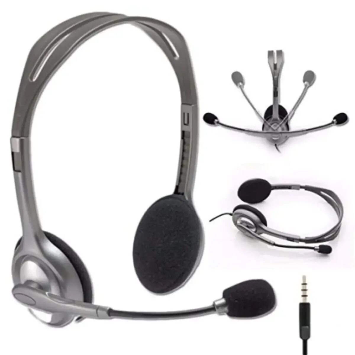 Logitech Headset h111 stereo. Гарнитура проводная Logitech h111. Гарнитура Logitech stereo Headset h111 (981-000593). Наушники с микрофоном Logitech h110.