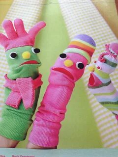 Кукла из носка на руку