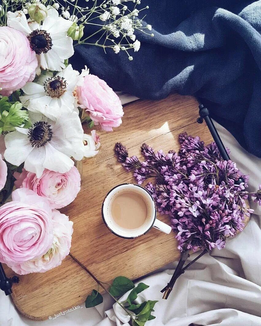 Вдохновение с утра. Кофе и цветы. Утро цветы. Утро кофе цветы. Кофе с цветами.