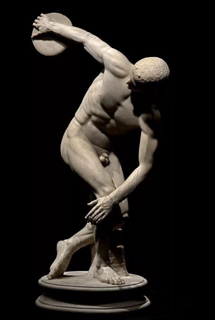 Создатель статуи дискобол. Дискобол Микеланджело. Скульптура Греции дискобол.
