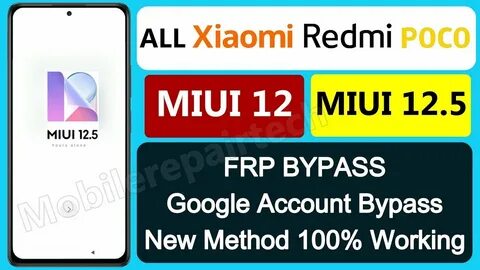 Разблокировка miui 12.5