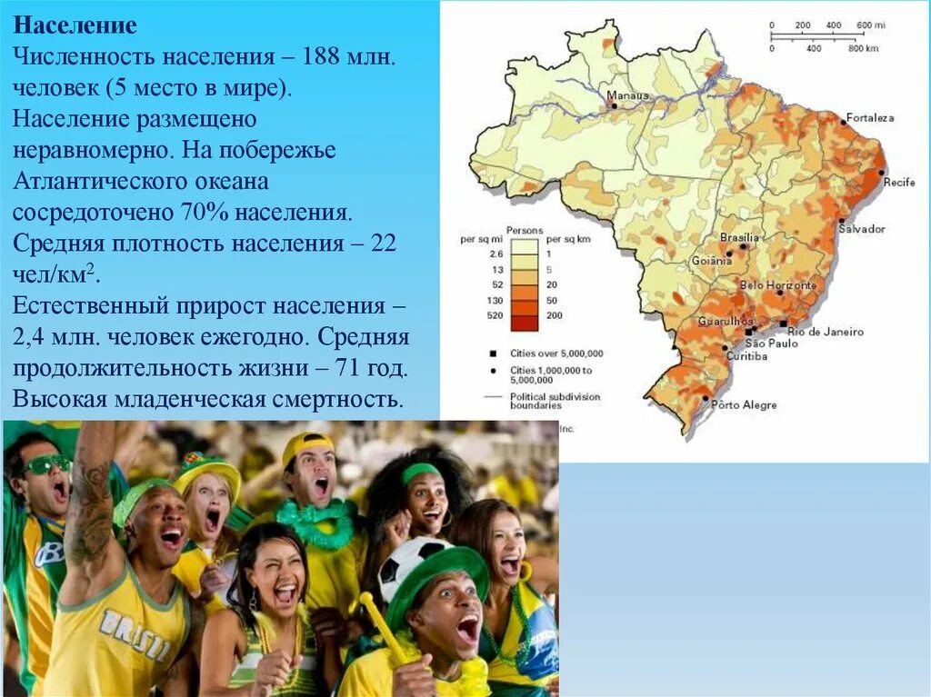 Сколько стран в бразилии. Карта плотности населения Латинской Америки. Карта плотности населения Бразилии. Народы и плотность населения Бразилии карта. Численность и плотность населения Бразилии.
