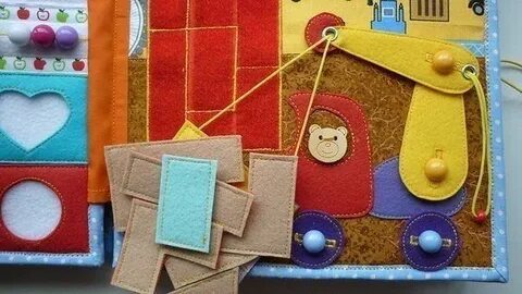 Книжка для моторики