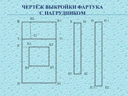 Чертеж нагрудника