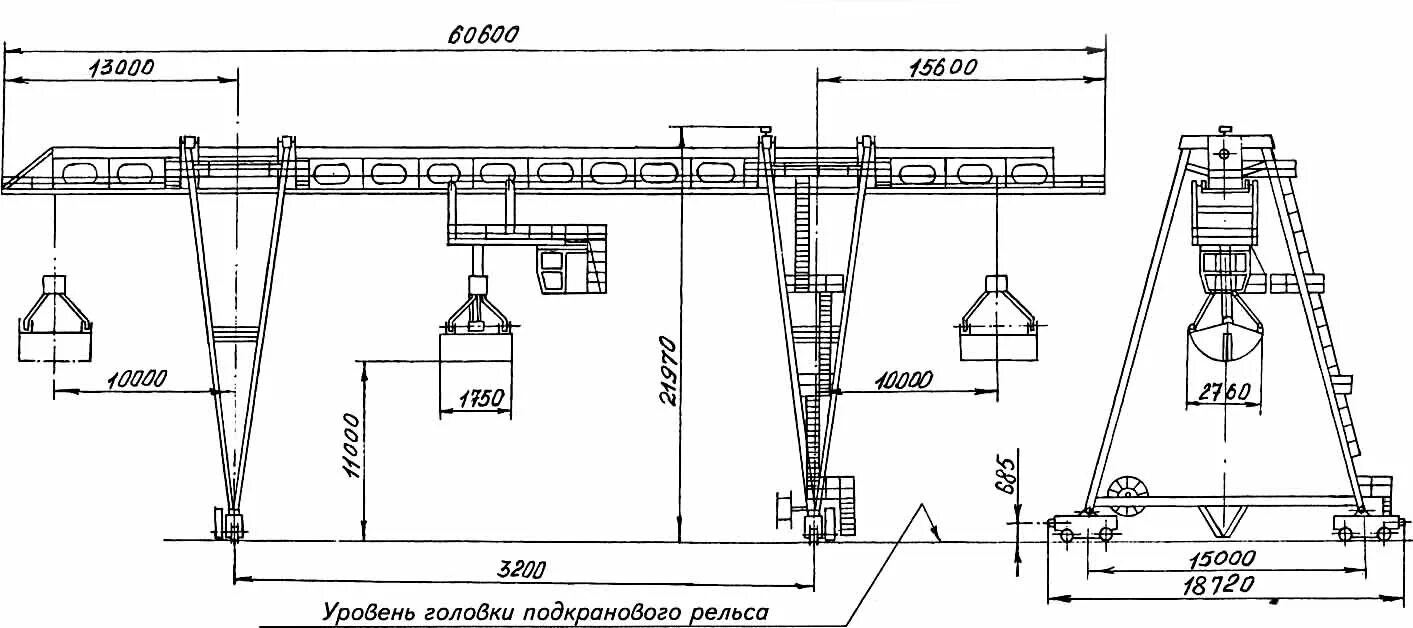 5 чертеж. козловой кран размеры. козловой кран размеры. козловой кран размеры. козловой кран кк-12.