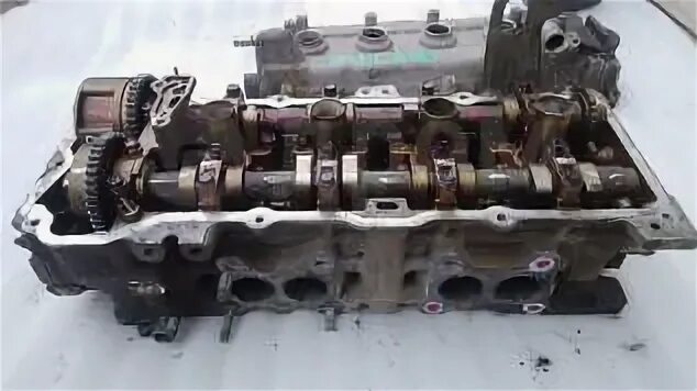 головка блока цилиндров nissan almera n16 primera p12 1.8i qg18 купить бу Z15280