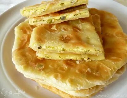 Плацинды с тыквой на сковороде