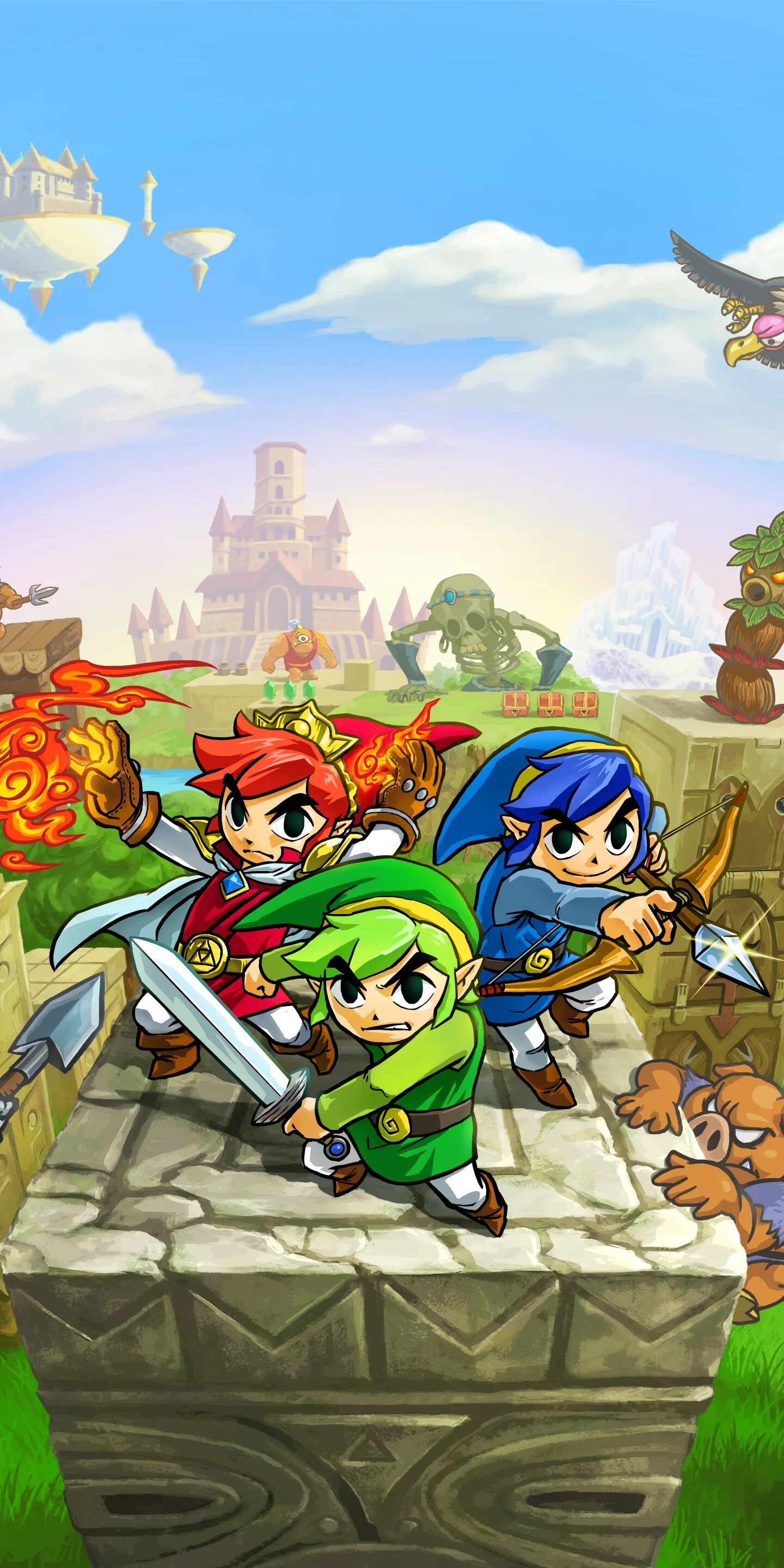 The legend of zelda: tri force heroes геймплей. Zelda triforce heroes 3ds. The legend of zelda triforce heroes. Трифорс двач. Tri force.