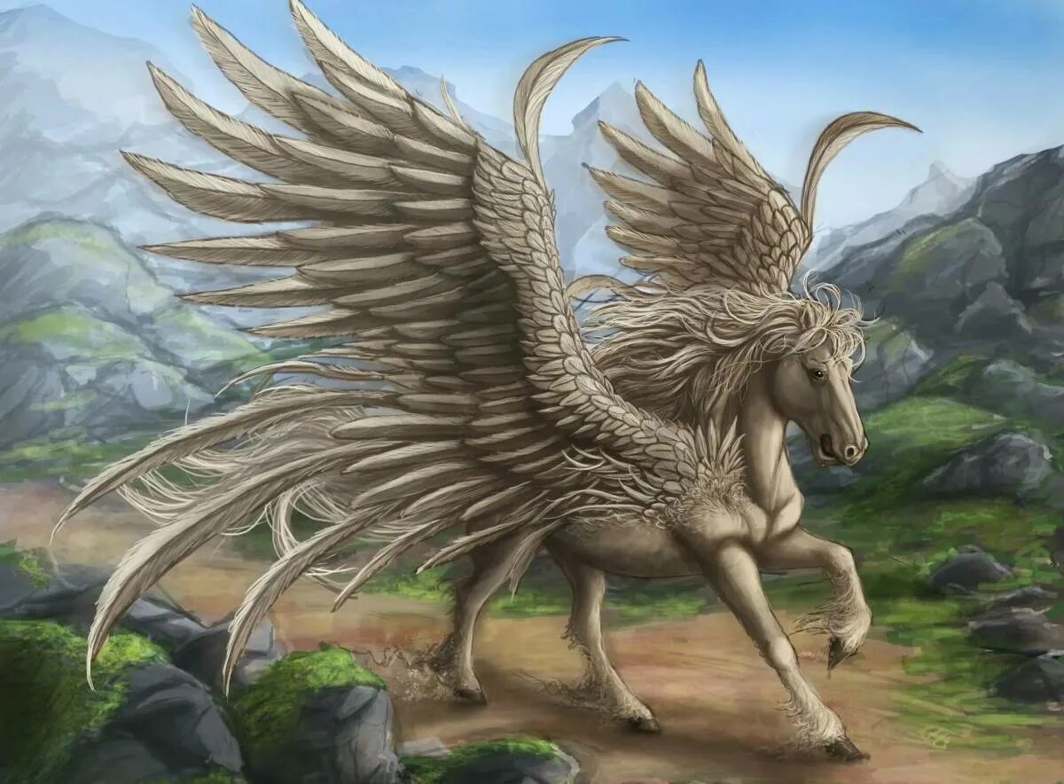 Гиппогриф и Грифон. Грифон Крылатое мифическое существо. Мифический крылатый конь Пегас. Пегас мифическое существо древней Греции.