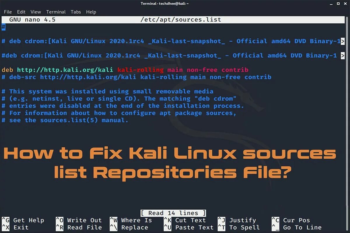 List of sources. Kali Linux Rolling. Kali source repositories. Репозитории Linux.