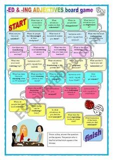 Adjectives board game