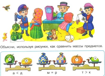 Измерение массы 1 класс