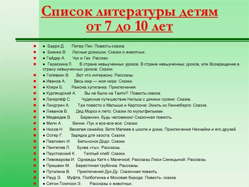 Произведения для 3 класса читать