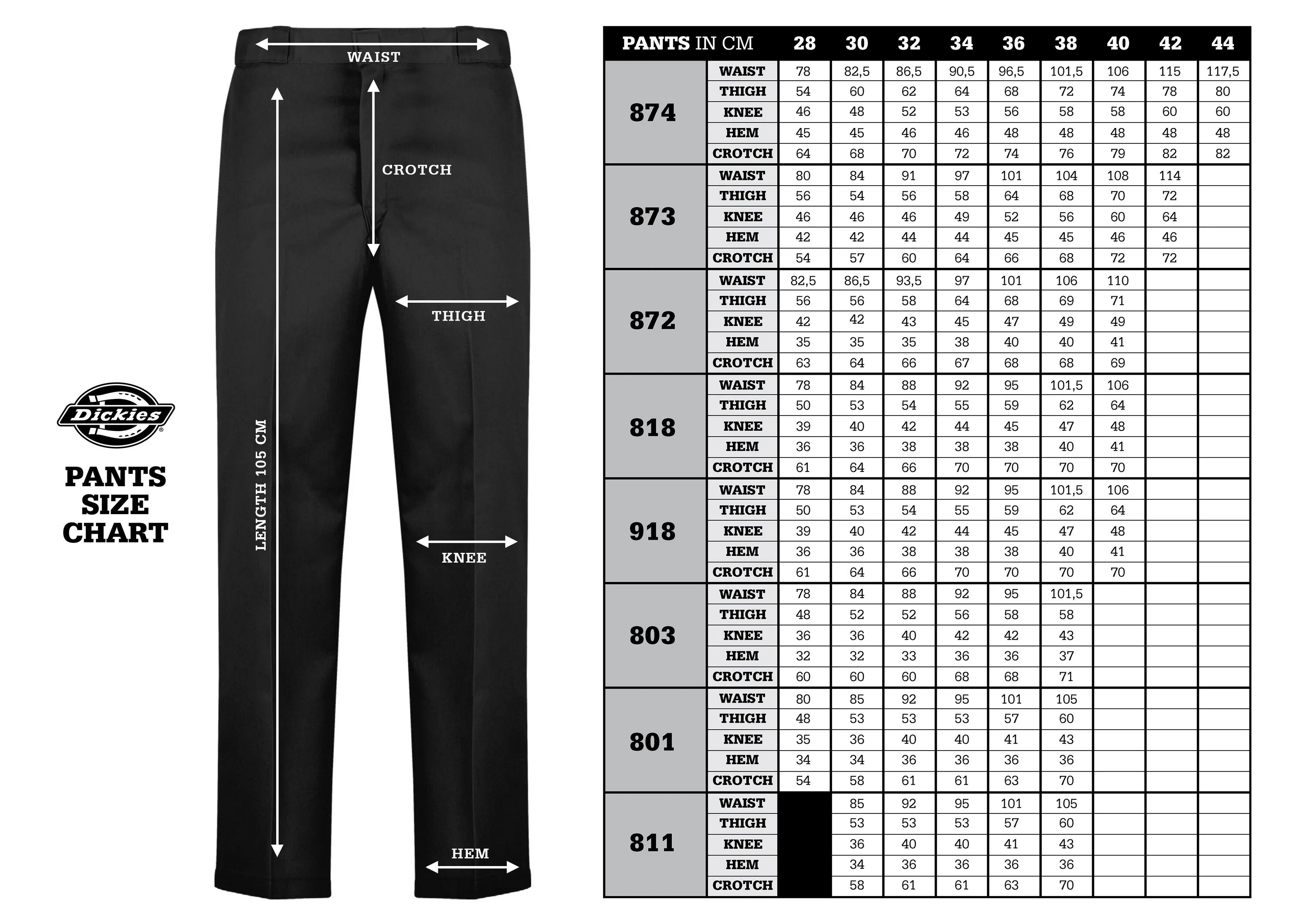 Dickies таблица размеров Dickies брюки. Размерная сетка штанов Dickies. Dickies Pants 874 Размерная сетка. Размерная сетка Dickies Pants. Размер брюк мужских 50 размера