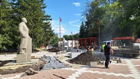 Работа в парке белинском