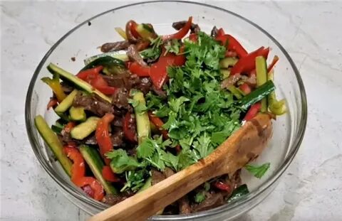 Мясные салаты без майонеза