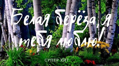 Белая береза я в тебя влюблен