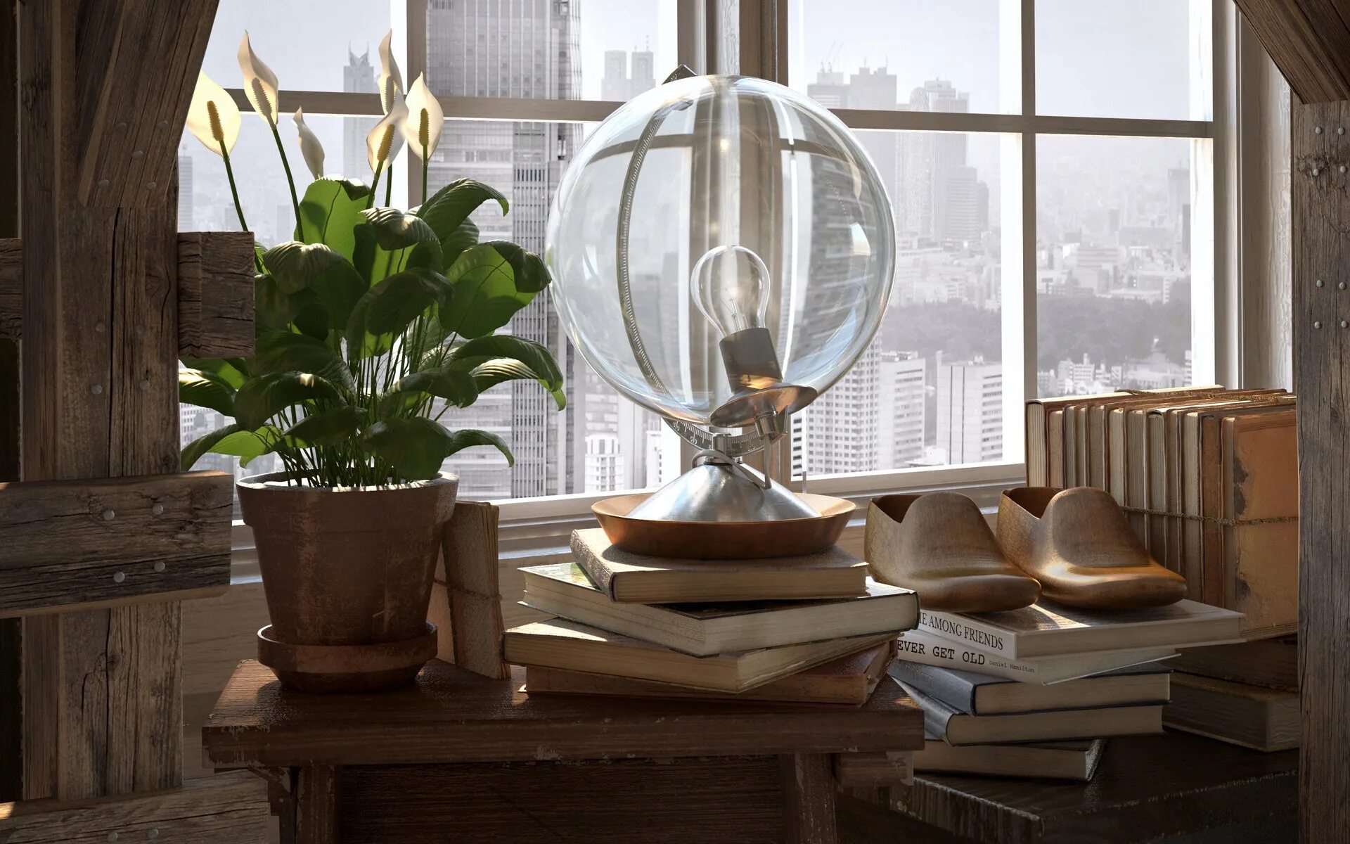 Lamp windows