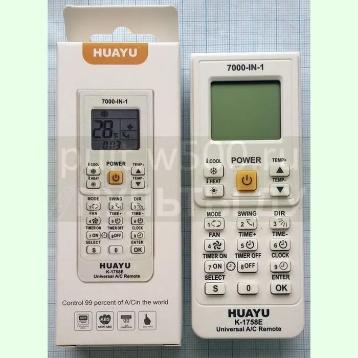 Huayu k 1758e. Huayu k-1758e dexp. Пульт ду для кондиционеров универсальный k-1758e. Elfin 7000. Пульт от кондиционера hitachi.