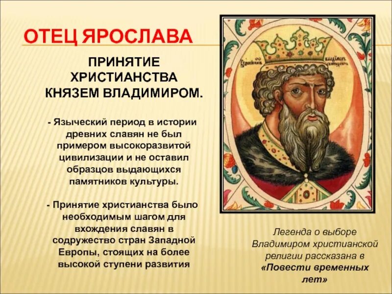 Истории про ярославу. Князь Владимир и Ярослав Мудрый. Отец Ярослава Мудрого Владимир Святославич. Князь Ярослав Мудрый презент. Князь Ярослав Мудрый рассказ.