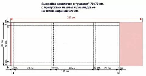 Как наволочка 70х70 надеть