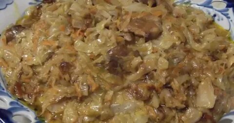 Капуста с лисичками рецепт