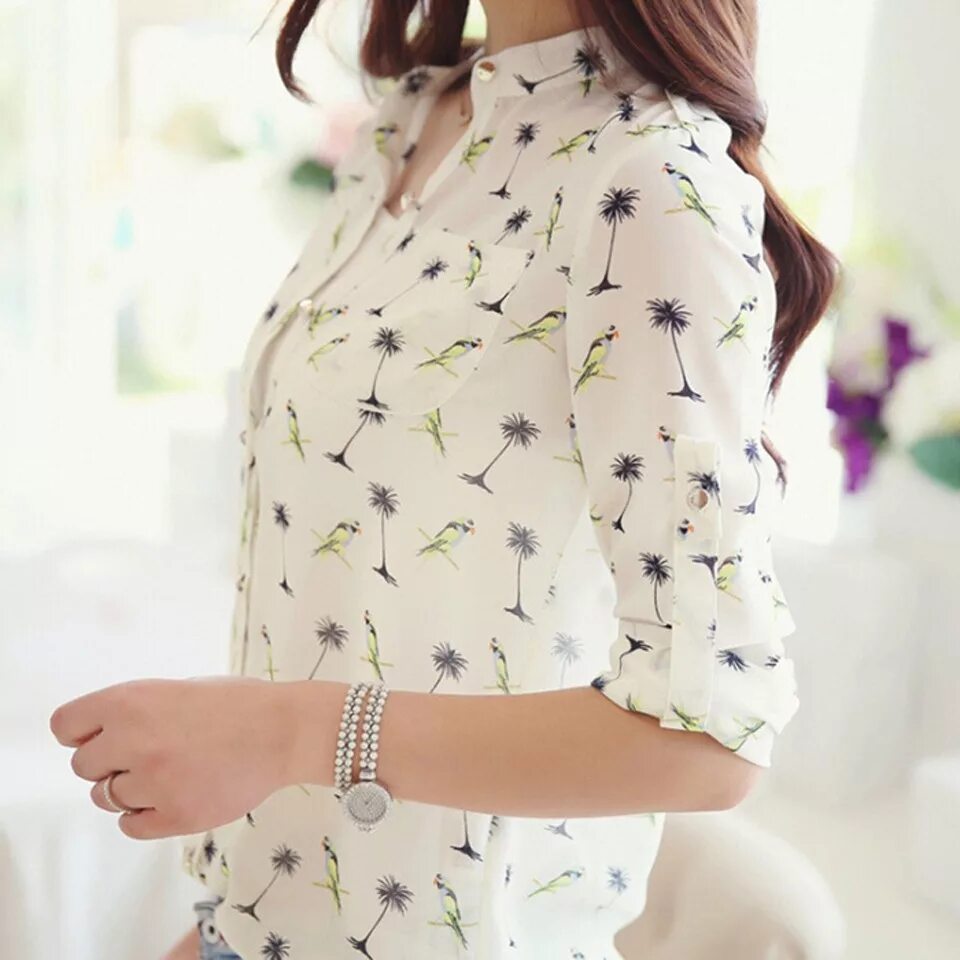 цветная рубашка женская. рубашка из шифона. яркая блузка. шифоновая рубашка женская. шифоновая блузка с длинным рукавом.