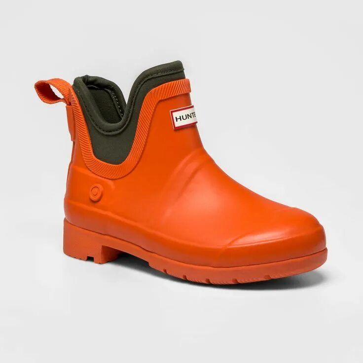 Short rain. Оранжевые сапоги. Kids Boots at target. Hunter Shoes.